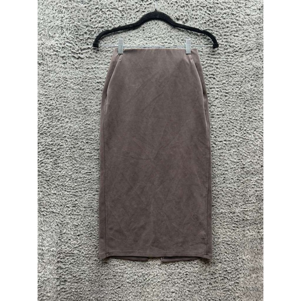 Lululemon Softstreme High-Rise Peach-Fuzz Soft Midi Skirt Espresso Womens Size 2
